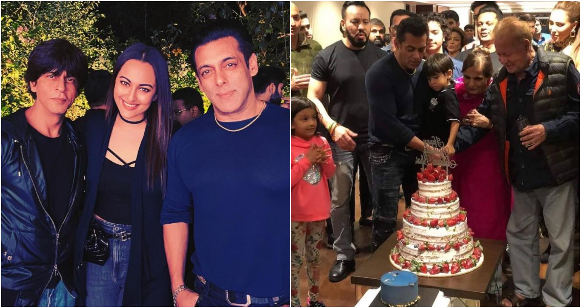 Happy Birthday Salman Khan: शाहरुख, कटरीना, सोनाक्षी हुए थे शामिल सलमान के जन्मदिन पर, देखें तस्वीरें