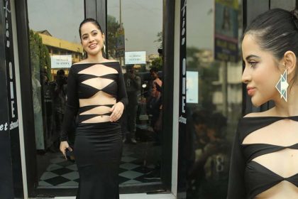 उर्फी जावेद ने Kendall Jenner की ब्लैक कट-आउट ड्रेस को किया कॉपी! फोटोज हुईं वायरल