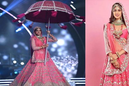 Harnaaz Kaur Sandhu Miss Universe 2021: हरनाज संधू ने नेशनल कॉस्ट्यूम में पहना पिंक लहंगा!