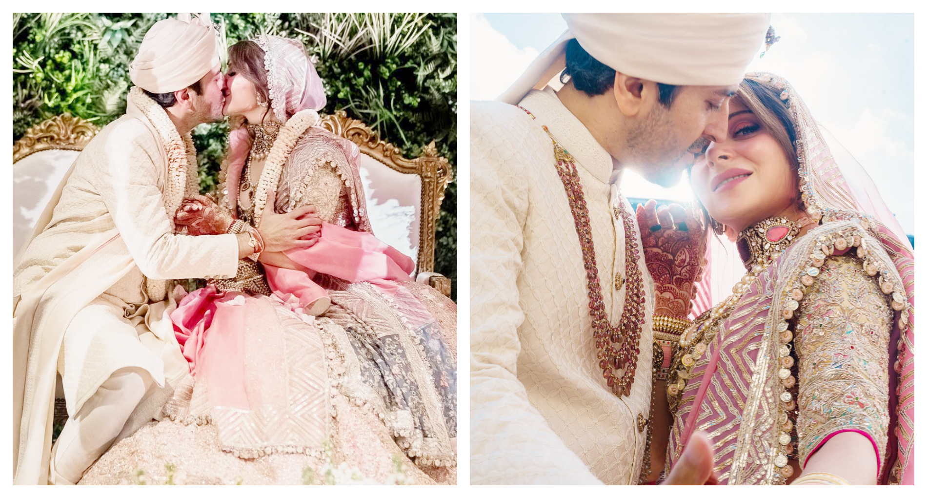 Kanika Kapoor  ने शेयर की अपनी शादी की तस्वीरें, ब्राइडल लुक में दिखी ग्लैमरस