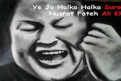 हल्का हल्का Halka Halka Lyrics in Hindi – Nusrat Fateh Ali Khan