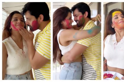 पति Vikrant को रंग लगाते हुए कोजी हुई Monalisa, रोमांटिक वीडियो किया शेयर!