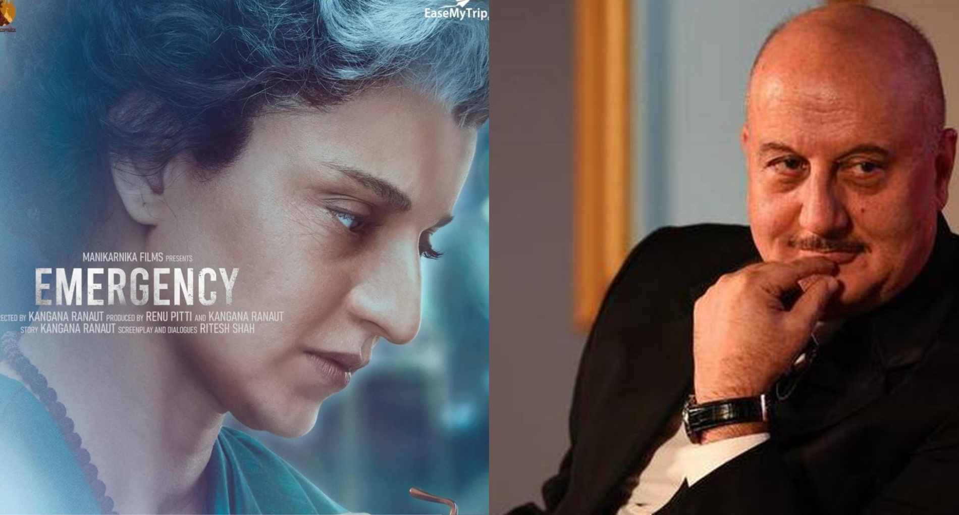 अनुपम खेर ने कंगना रनौत की फिल्म ‘इमरजेंसी’ को लेकर ट्वीट कर कही ये बड़ी बात !