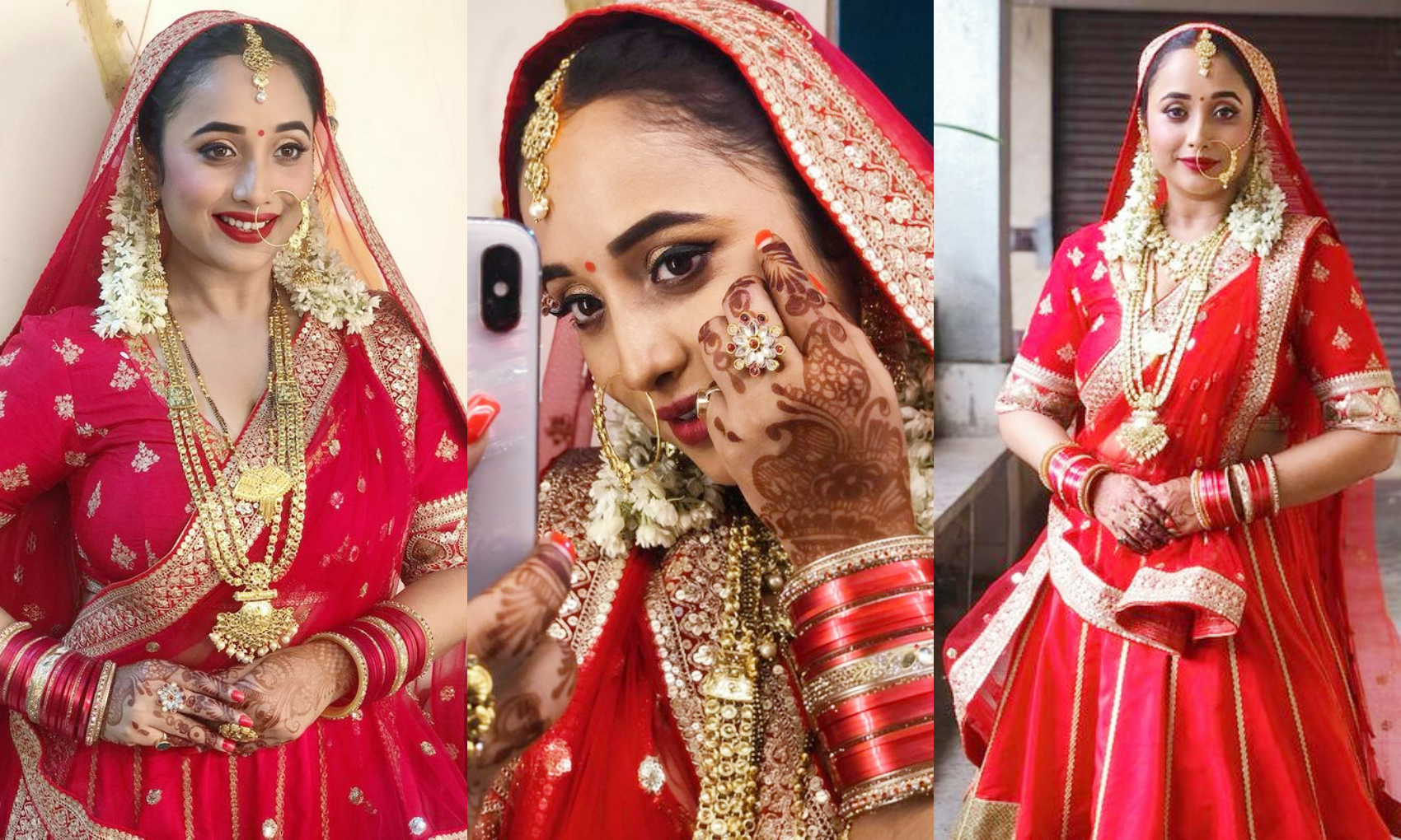 Rani chatterjee: दुल्हन की तरह सजी रानी चटर्जी, मांग में सिंदूर देख यूजर्स ने पूछे शादी के सवाल