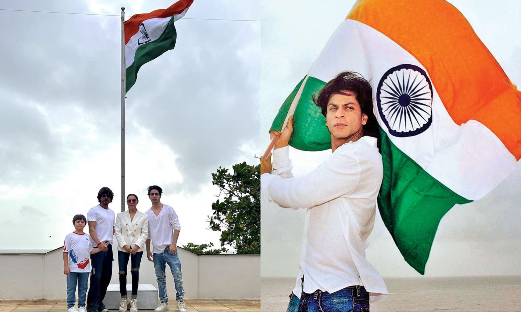 Independence Day: शाहरुख खान ने परिवार के साथ फहराया तिरंगा, बने ‘हर घर तिरंगा’ अभियान का हिस्सा..