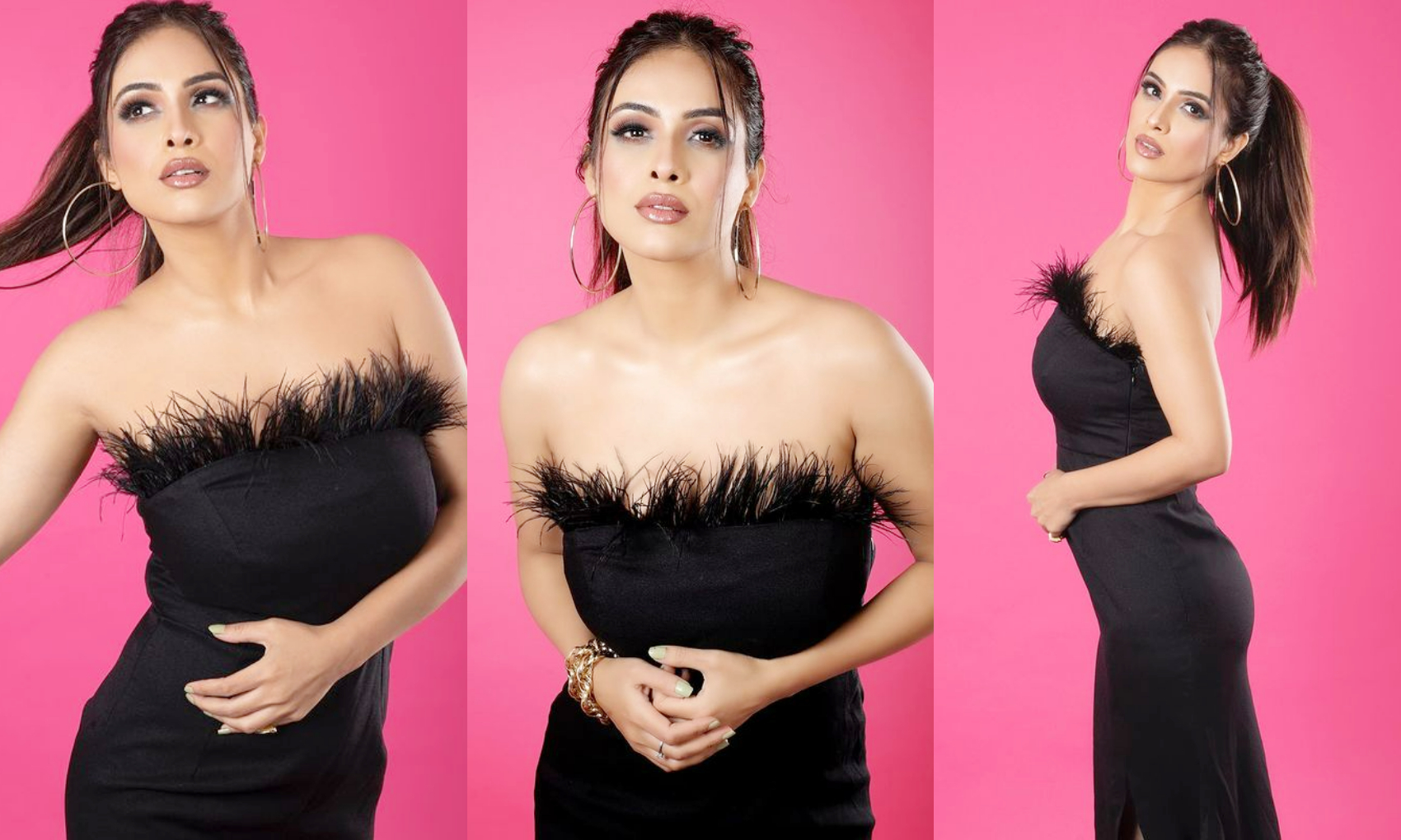 Neha Malik: नेहा मलिक ने ऑफ शोल्‍डर ड्रेस में दिए कातिलाना पोज, बोल्ड अंदाज देख फैंस के छूटे पसीने