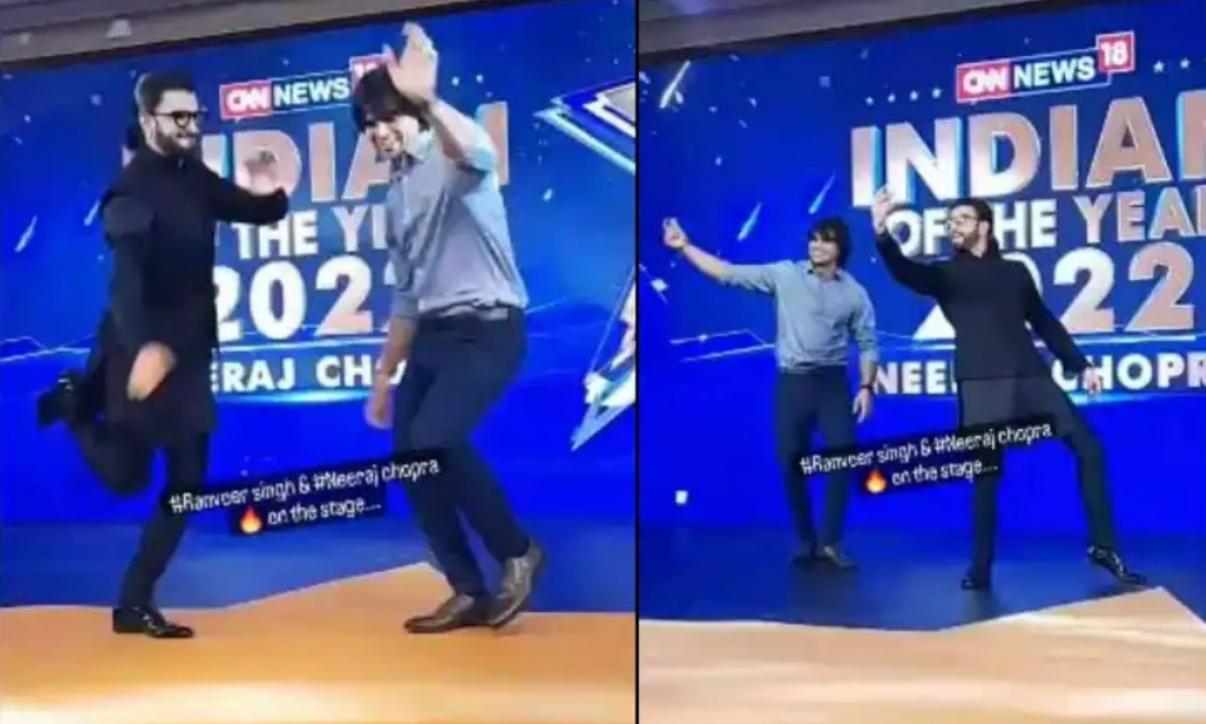 Ranveer Singh: रणवीर सिंह ने ओलंपिक चैंपियन नीरज चोपड़ा को सिखाया ‘मेरा वाला डांस’, मजेदार वीडियो हुआ वायरल