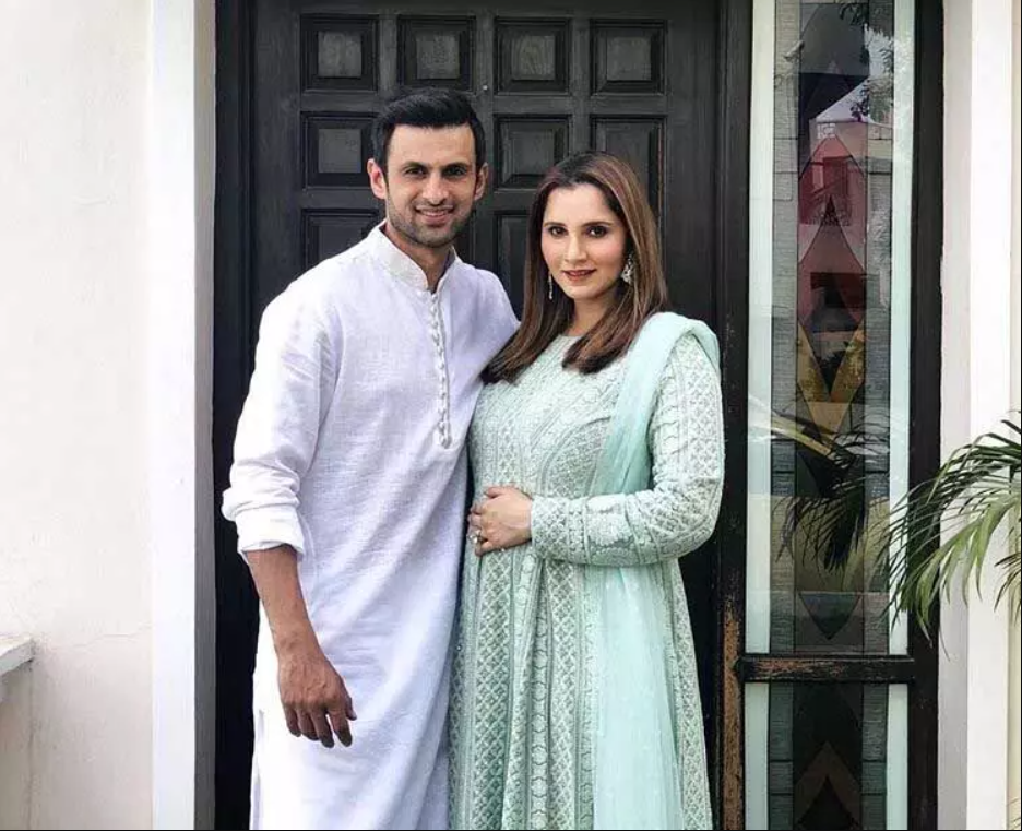 Sania Mirza with husband Shoaib Malik