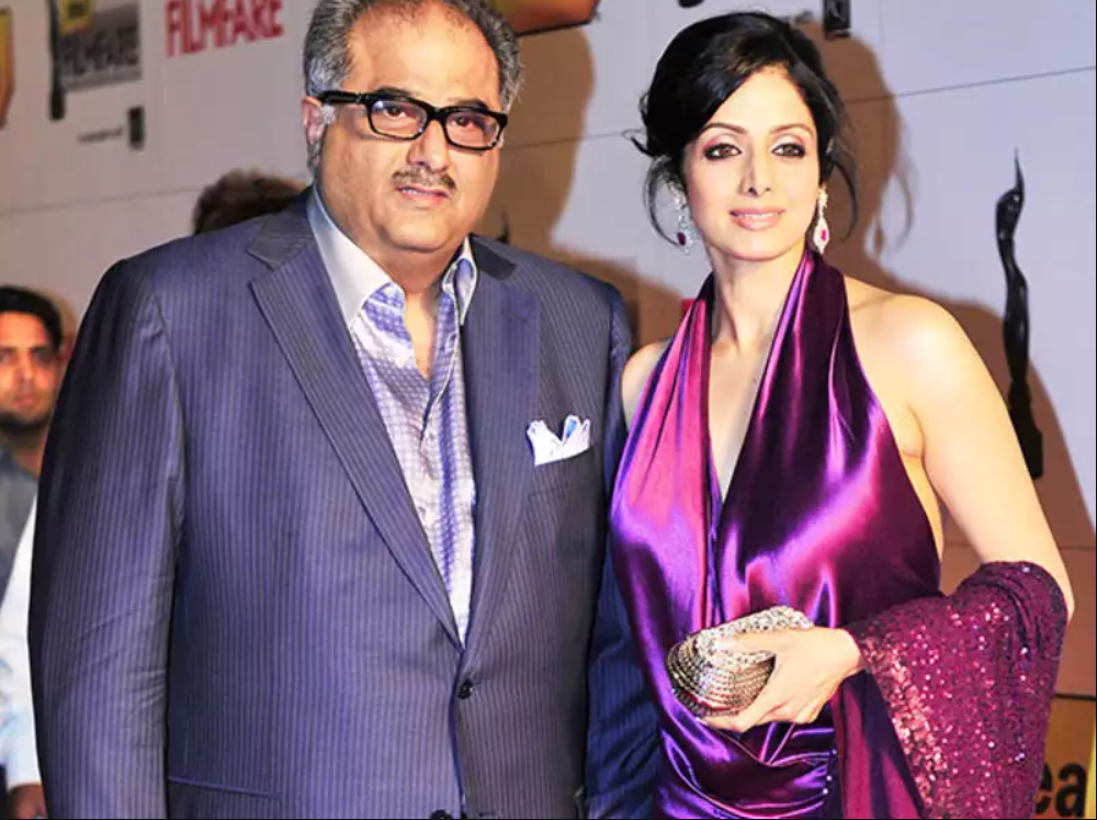 Boney Kapoor With Wife Sridevi