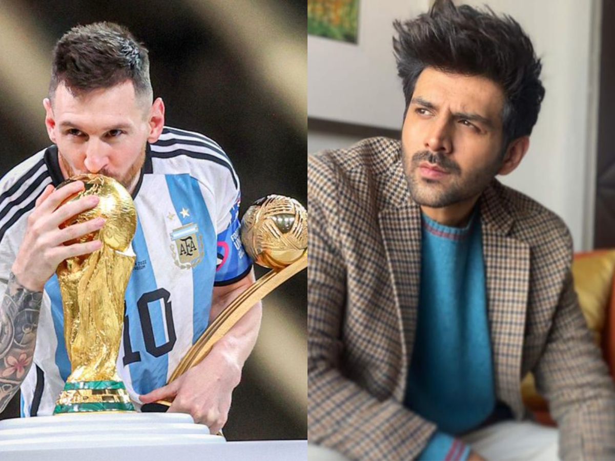 Fifa World Cup 2022: कार्तिक आर्यन ने फीफा वर्ल्ड कप फाइनल का मैच किया एन्जॉय, मेसी को बताया ‘शहजादा’!